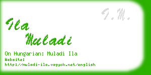 ila muladi business card